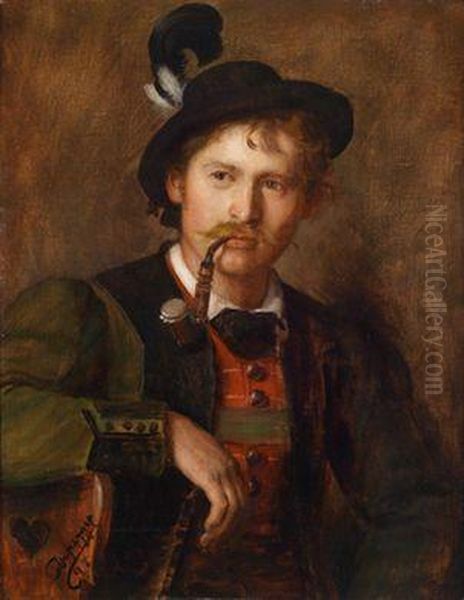 Portrait Eines Jungen Tirolers - view 1