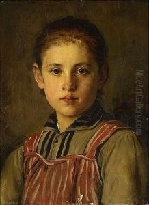 Madchenportrait by Franz Von Defregger