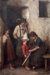 Small Soldier by Franz Von Defregger