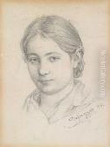 Dirndl by Franz Von Defregger