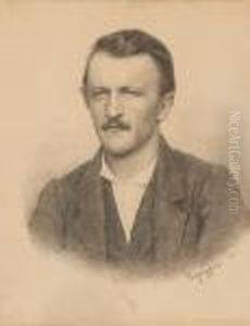 Mann Mit Bart by Franz Von Defregger