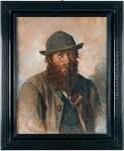 "bauer Mit Pfeife" by Franz Von Defregger