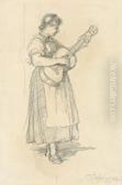 Die Gitarrenspielerin - view 1