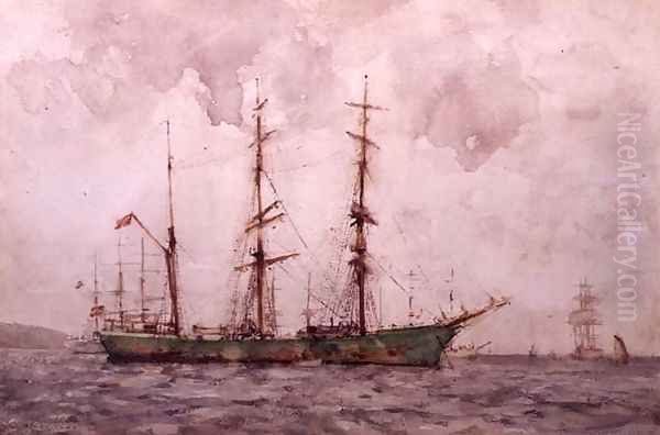 Danish Barque, Falmouth Harbour - view 1