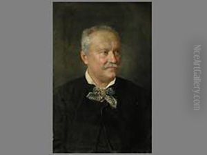 Portrait Eines Herren by Franz Von Defregger