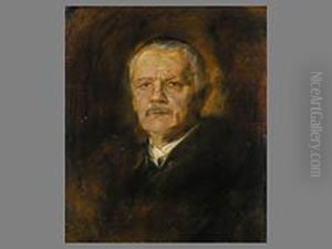Herrenportrait by Franz Von Defregger