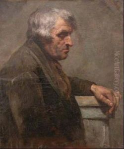 Ritratto Virile by Franz Von Defregger