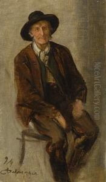 Sitzender Bauer. - view 1
