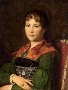 Tiroler Dirndl by Franz Von Defregger