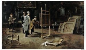 Taverna Tirolese by Franz Von Defregger