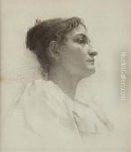 Portret Kobiety by Franz Von Defregger