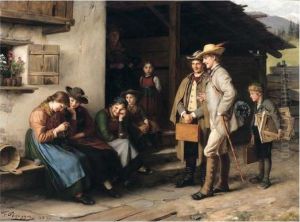 Die Erste Studienreise (the First Study Trip) by Franz Von Defregger