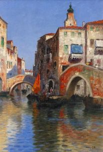 Kanaler I Venedig by Wilhelm von Gegerfelt