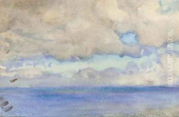 Cloud and sea study - view 1