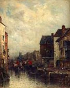 Dutch Canal Scene