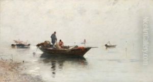 Fiskare I Gryningen by Wilhelm von Gegerfelt