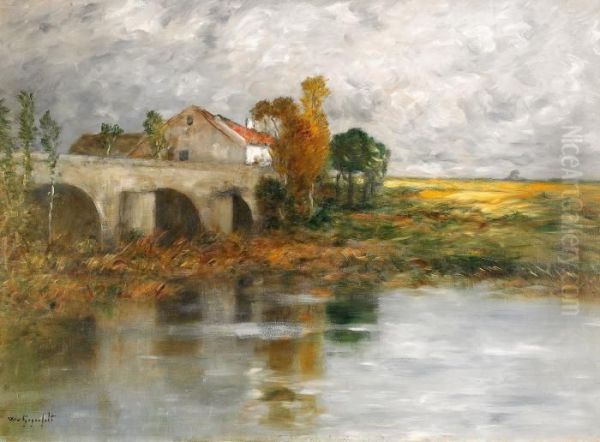 Franskt Landskap Med Gard - view 1
