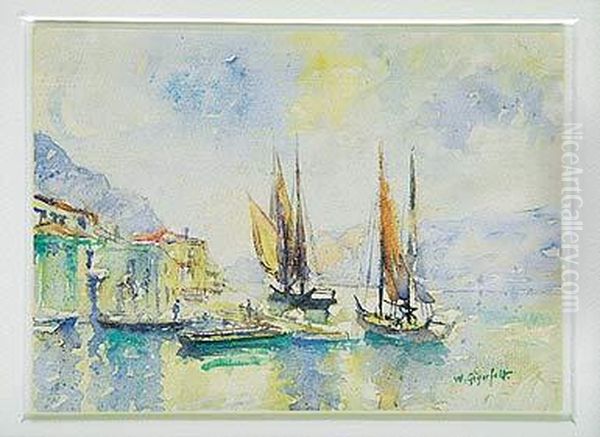 Barcos En Un Puerto - view 1