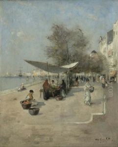 "belebte Strasenszene In Venedig"
Ol/leinwand, Signiert, Datiert: 80, Ruckseitig Alte by Wilhelm von Gegerfelt