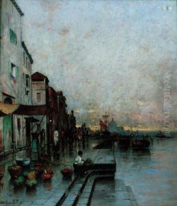 A Market On The Edge Of The Lagoon, Venice