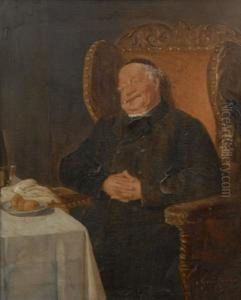 The Friar's Supper by Eduard Von Grutzner