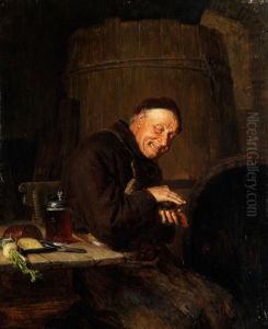 Vor Der Brotzeit by Eduard Von Grutzner