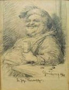 Sir John Falstaff by Eduard Von Grutzner