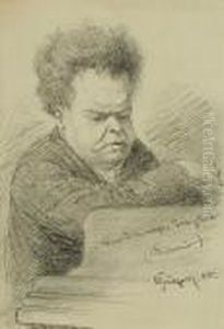 Karikatur Des Pianisten Frederic
Lamond by Eduard Von Grutzner