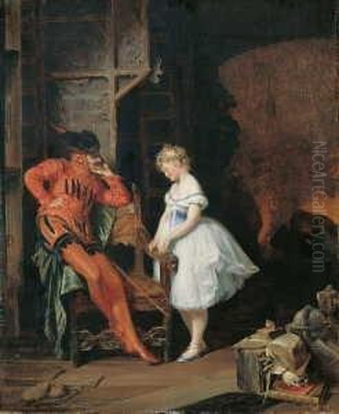 Mephisto Hinter Den Kulissen Im Gesprach Mit Einer Ballettratte. - view 1