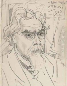 Self portrait by Jan Toorop