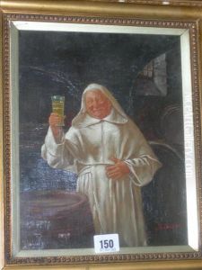 Amonk In A Bierkeller