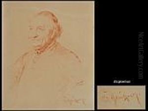 Portrait Eines Alteren Herren by Eduard Von Grutzner