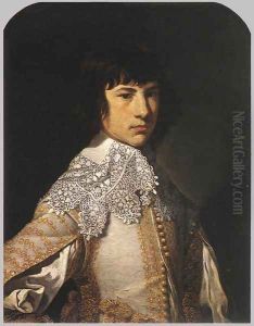 Portrait of a Young Man 1632 by Jean Tassel