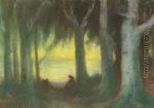 Spuk Am See by Ludwig Von Hofmann