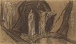 Drei Grazien by Ludwig Von Hofmann
