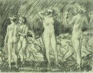 Bacchanal by Ludwig Von Hofmann