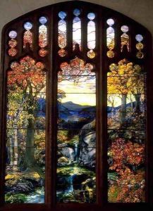 Autumn Landscape by Louis Comfort Tiffany