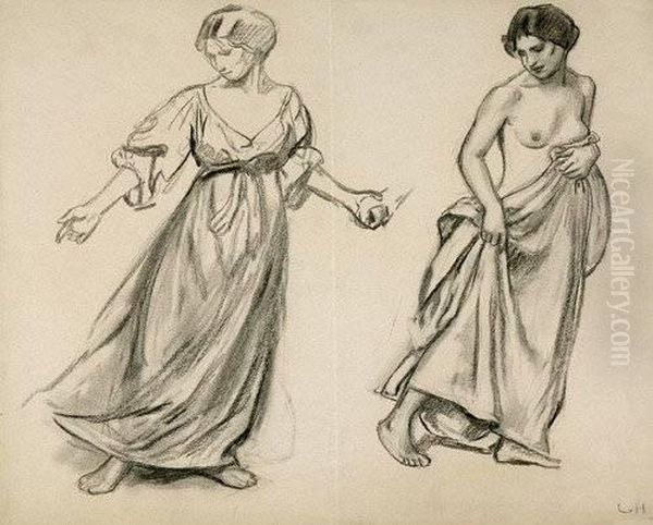 Bewegungsstudie - Zwei Frauen In Bewegung - view 1