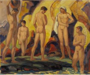 The Bathers by Ludwig Von Hofmann