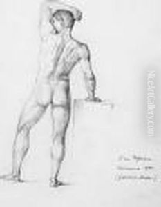 Two Drawings. by Ludwig Von Hofmann