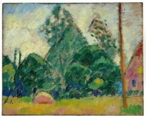 "runde Baume - Wasserburg" by Alexei Jawlensky