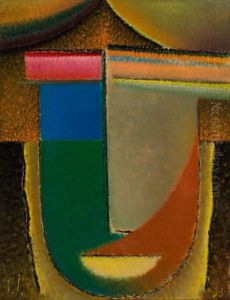 Abstrakter Kopf: Afrika by Alexei Jawlensky