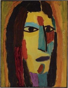 Mystischer Kopf: Johannes Der Taufer (mystical Head: John Thebaptist) by Alexei Jawlensky