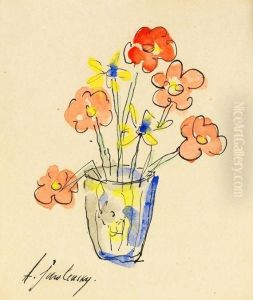 Becher Mit Blumen Becher Mit Blumen