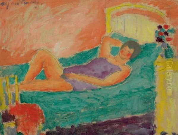 Liegendes Madchen - view 1