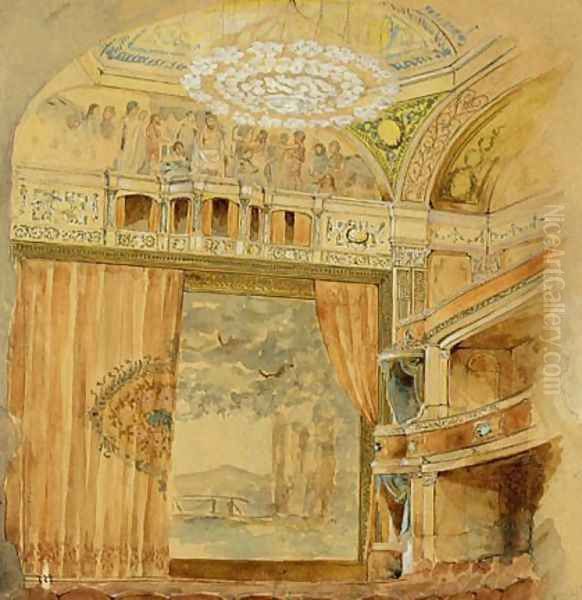 Design for Lyceum Theatre, New York - view 1