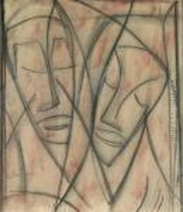 Two Faces by Alexei Jawlensky