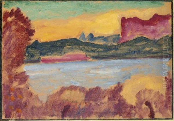 Landschaft, Genfer See - view 1