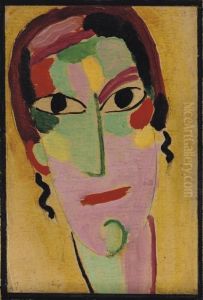 Mystischer Kopf: Ganz Erwacht by Alexei Jawlensky