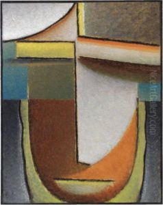 Abstrakter Kopf: Greco Erlebnis (abstract Head: Greco Experience) by Alexei Jawlensky